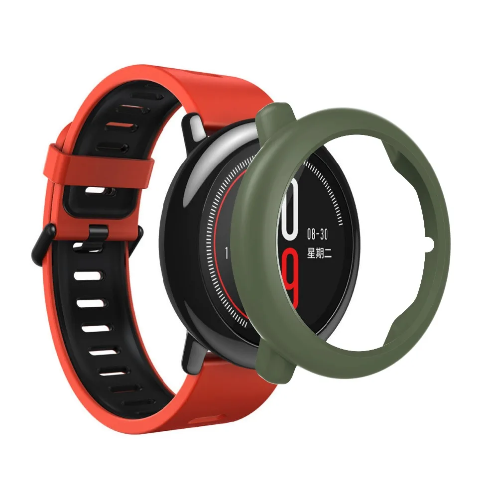 Красочная защитная рамка для HUAMI AMAZFIT Smart Watch, жесткий корпус из поликарбоната, чехол для Xiaomi Amazfit, аксессуары для часов
