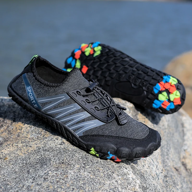 Летняя мужская водонепроницаемая обувь мужские пляжные сандалии дышащая