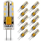 10 шт.упаковка, светодиодный светильник G4, 12 В, переменный ток, светодиодный светильник G4, 24 светодиода, Замена 10 Вт, галогеновые лампы T3 JC, теплый белый свет 3000 К, натуральный белый 4000 к 6000 К
