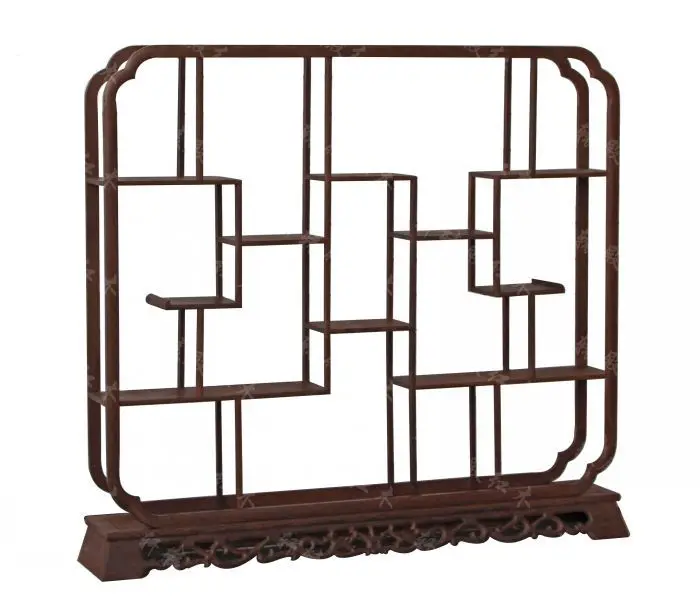 Красные крылья резьба по дереву старинная китайская мебель демонстрационная