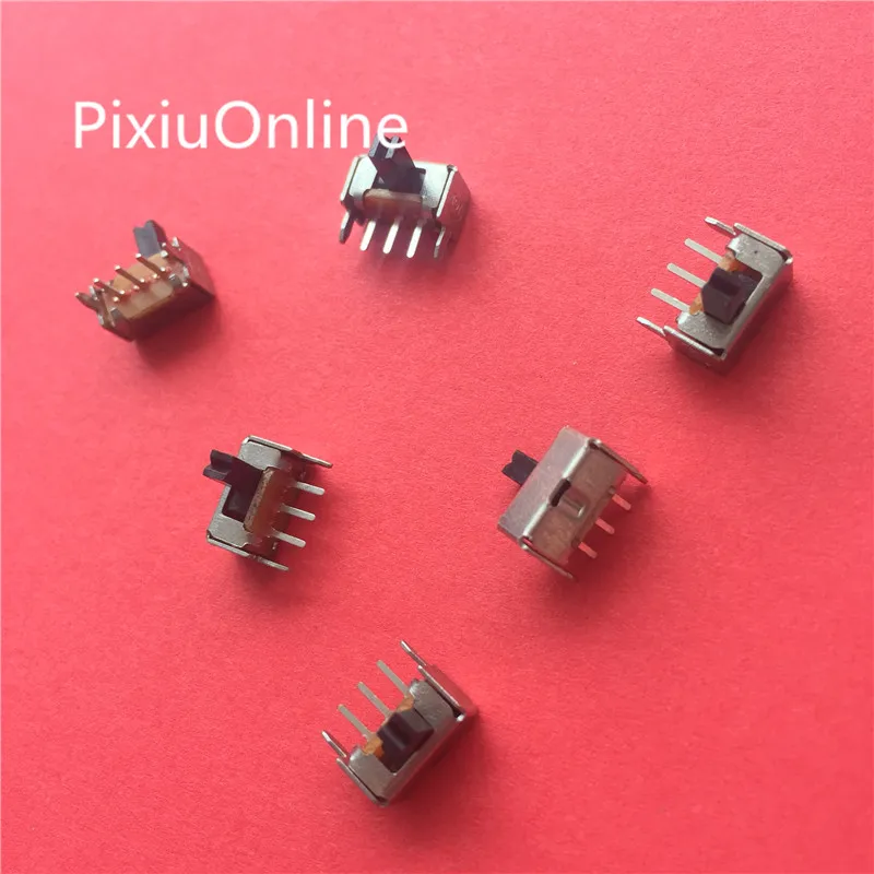 50 шт. YT1998 SK12D07 переключатель 3-Контактный PCB 2-позиционный 1P2T SPDT Миниатюрный