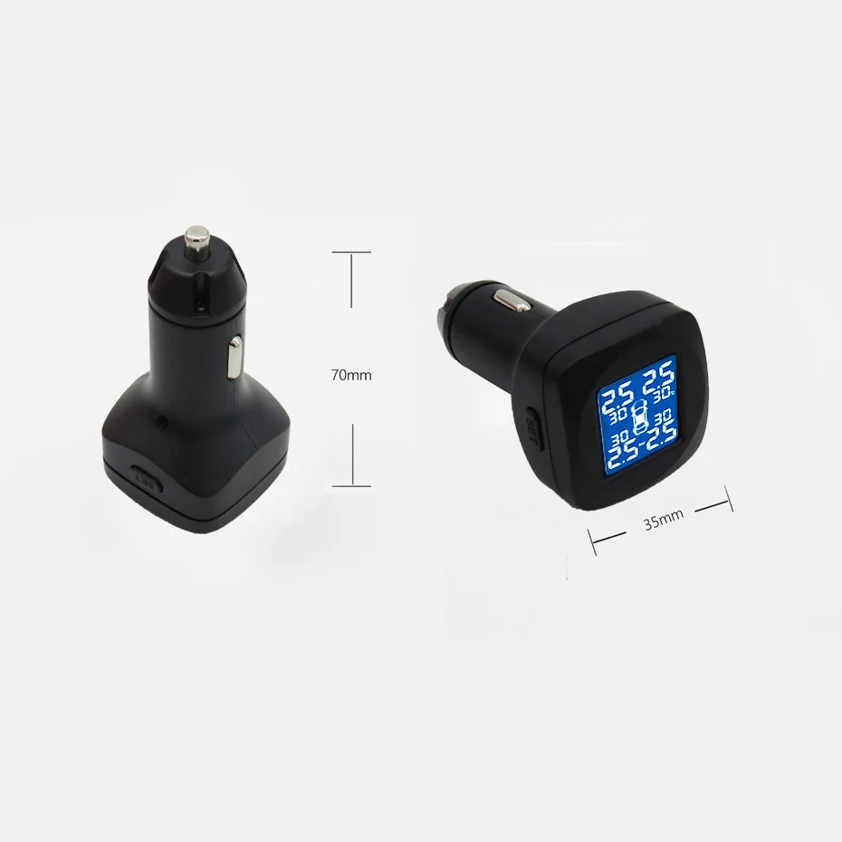 TPMS Visture T05N автомобильная система контроля давления в шинах ЖК дисплей 4