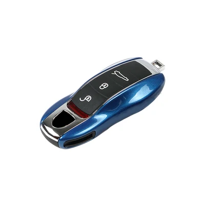 car key case 5 Lsrtw2017 Автомобильный ключ чехол для porsche macan cayenne panamera 718 2011 2012 2013 - Название цвета: car key case 5