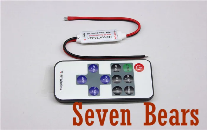 Одноцветный диммер постоянного тока с дистанционным управлением 12 В 11 клавиш