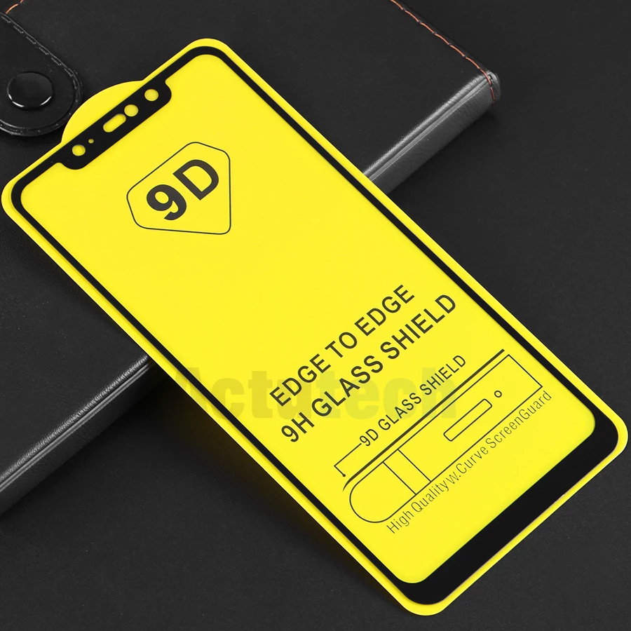 9D полное клеевое Покрытие Закаленное стекло для Xiaomi Redmi Note 6 Pro Защитная пленка