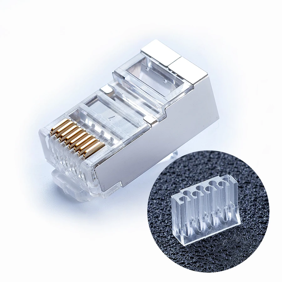 Xintylink ethernet кабель разъем rj45 cat6 8P8C металлическая балка защищенная клеммы