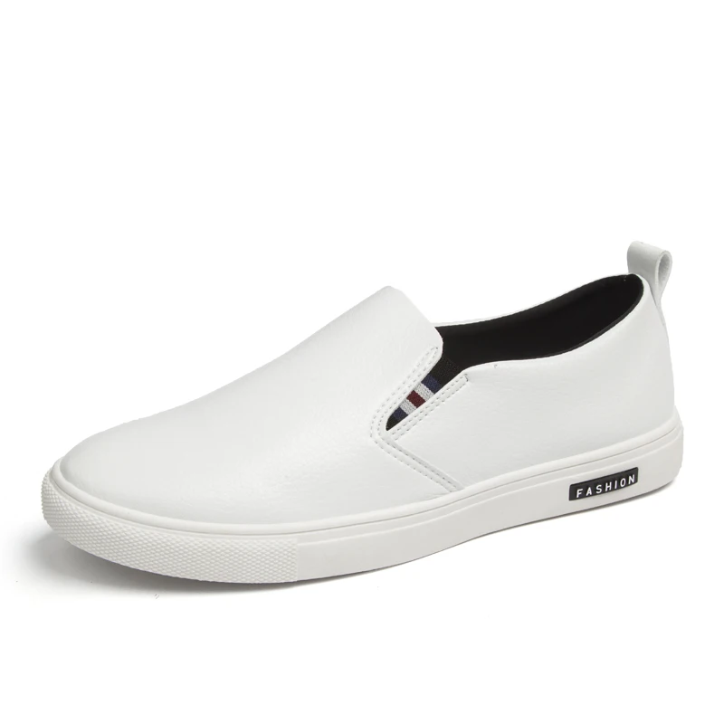 2016 Мода Рауд Toe Скольжения на Мокасины Натуральная Кожа Мужчины Платье Обувь