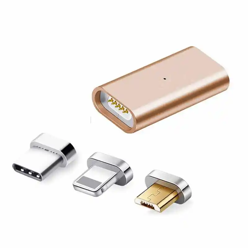 3 в 1 микро usb коннектор Магнитный адаптер Micro USB для Type C iPhone Mrico зарядный кабель