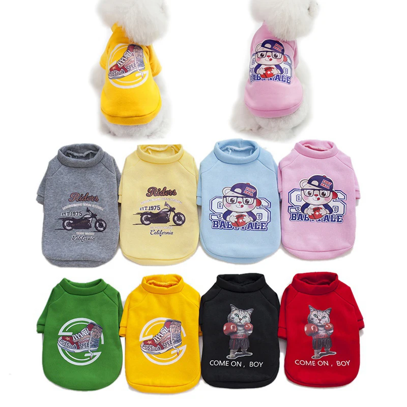 2019 модный свитер с рисунком собаки одежда для кошек пальто щенков чихуахуа