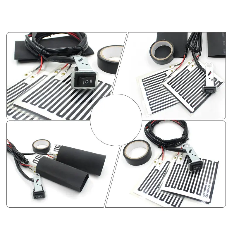Горячие 12V универсальный мотоцикл руль теплый набор грелка колодки BX|Ручки для