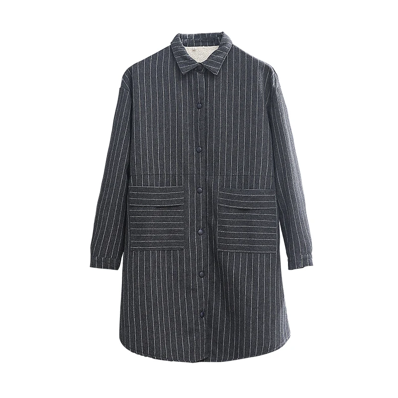 Сэм роспись производится новая зимняя плюс бархат щеткой хлопка в Тонкую Полоску