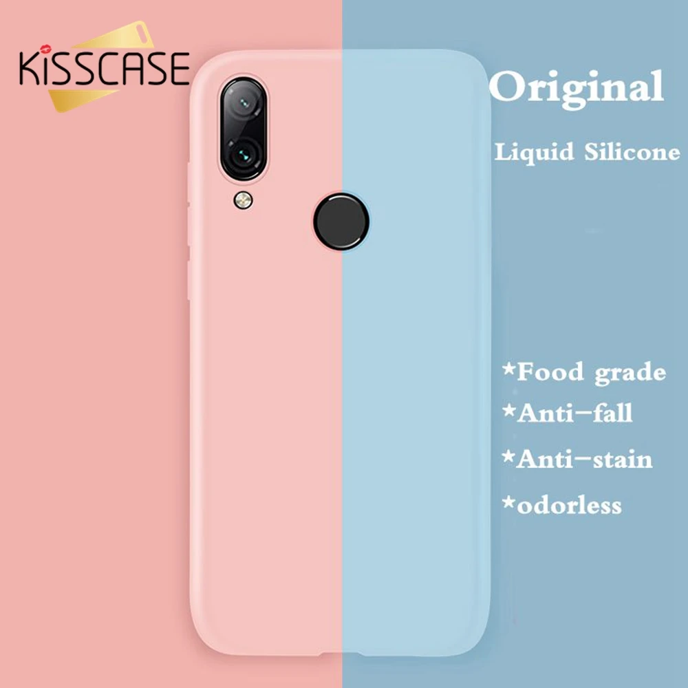 KISSCASE Мягкий силиконовый чехол для телефона Xiaomi Redmi Note 7 8 6A 6 Pro ТПУ Жидкий 9 Pocophone F1 A2