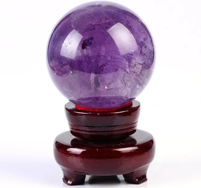 Бразилия натуральный Уругвайский светильник фиолетовый Кристальный шар дома