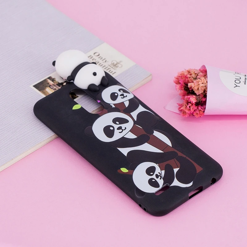 sFor Coque LG K10 2017 Case X400 M250 M250N 3D Cartoon Cat Panda Soft Silicon TPU Back Cover For LV5 EU Version |