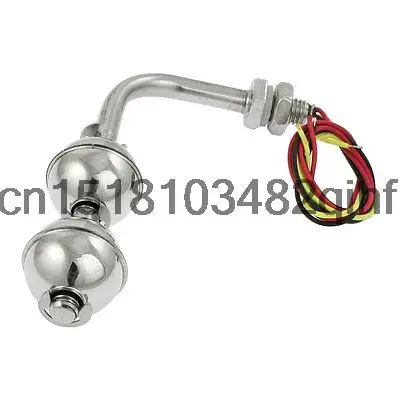 

Water Level Sensor 4 Wire Dual Balls Stainless Steel Floating Switch