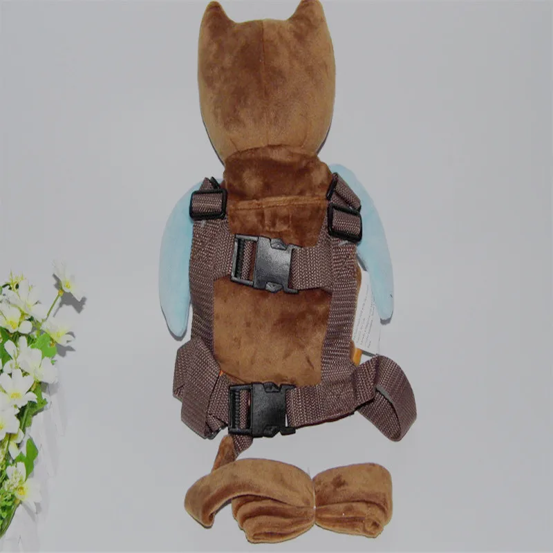 2 в 1 жгут Buddy коричневая Сова Бабий безопасности животных рюкзаки Bebe прогулки поводья малыша поводки GB-011
