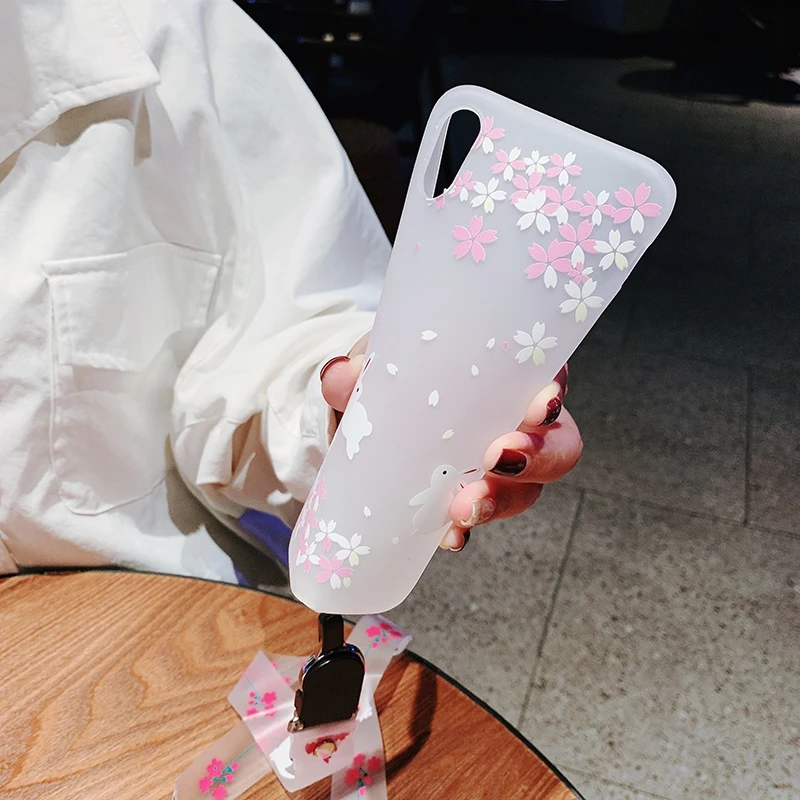 Чехол для Xiaomi Mi 8 Lite 9 SE A2 Redmi 7 Note Pro 6 задняя крышка мягкий чехол с кроликом