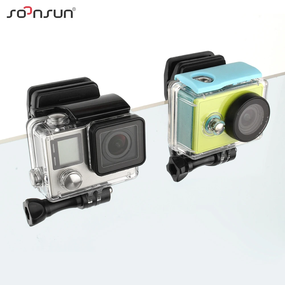 SOONSUN зажим для рюкзака с вращением на 360 градусов быстрого крепления GoPro Hero 9 8 7 6 5 4 3