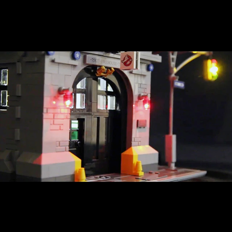 Led Light Set For Lego 75827 16001 Building City Street lego Ghostbusters Firehouse Headquarters Blocks LED Toys Gift | Игрушки и хобби
