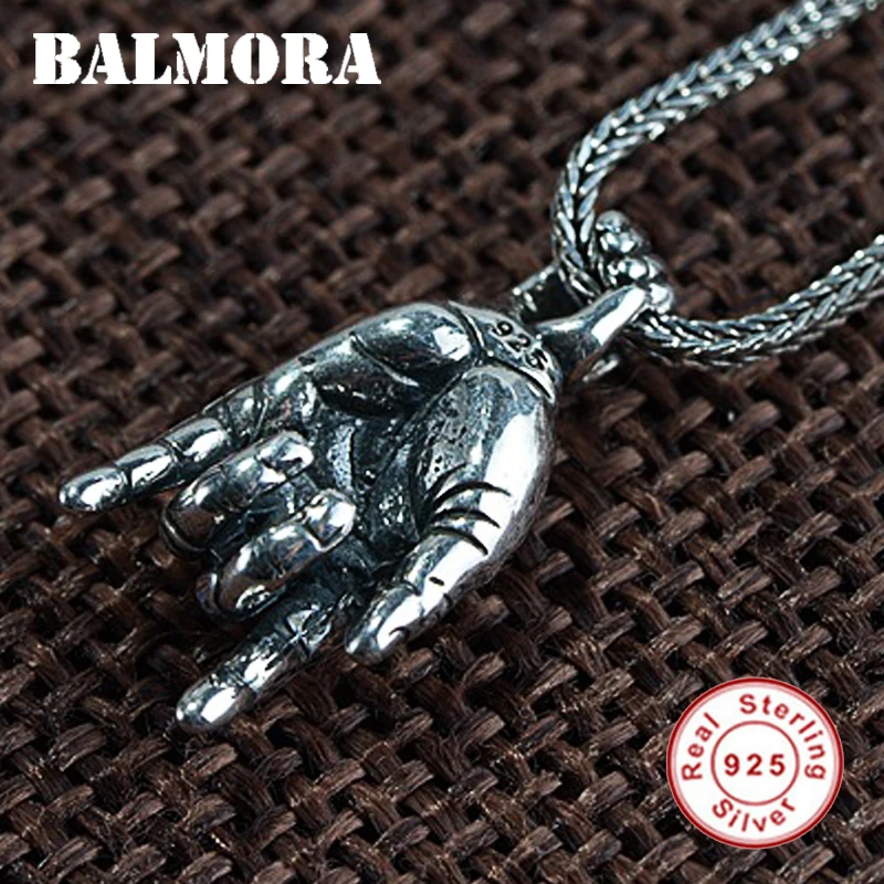 BALMORA, 925 пробы, серебряный, любовь, панк, шарм, подвеска для влюбленных, День Святого Валентина, специальный подарок, винтажное, модное ювелирное изделие, без цепочки