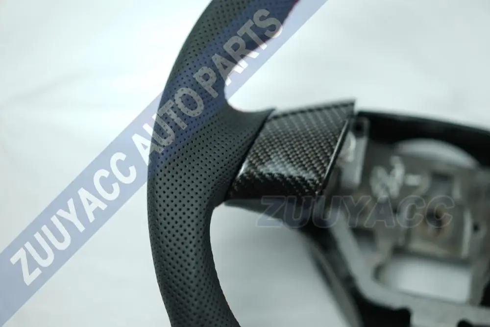 Рулевое колесо из углеродного волокна и кожи для Mazda 6