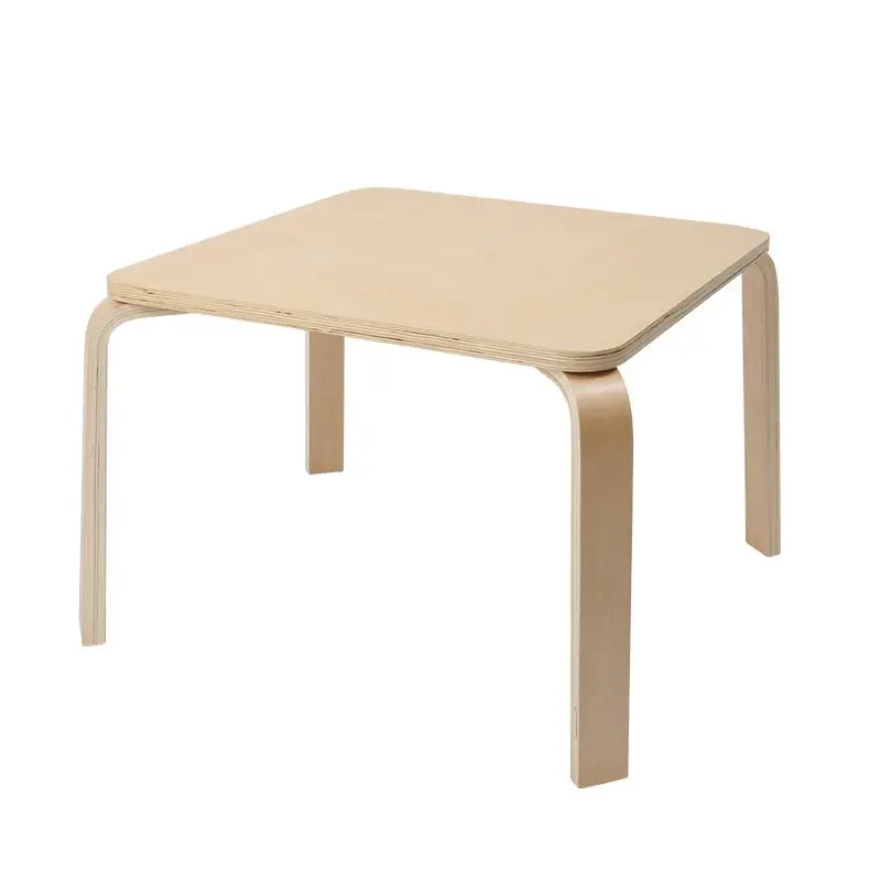 Children's study table and chair stool solid wood chair kindergarten baby study table and chair color fashion creative stool - Цвет: Color 8