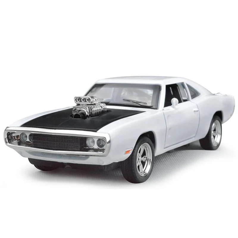 1:32 Dodge Charger литая металлическая автомобиль со светильник подсветкой игрушечный