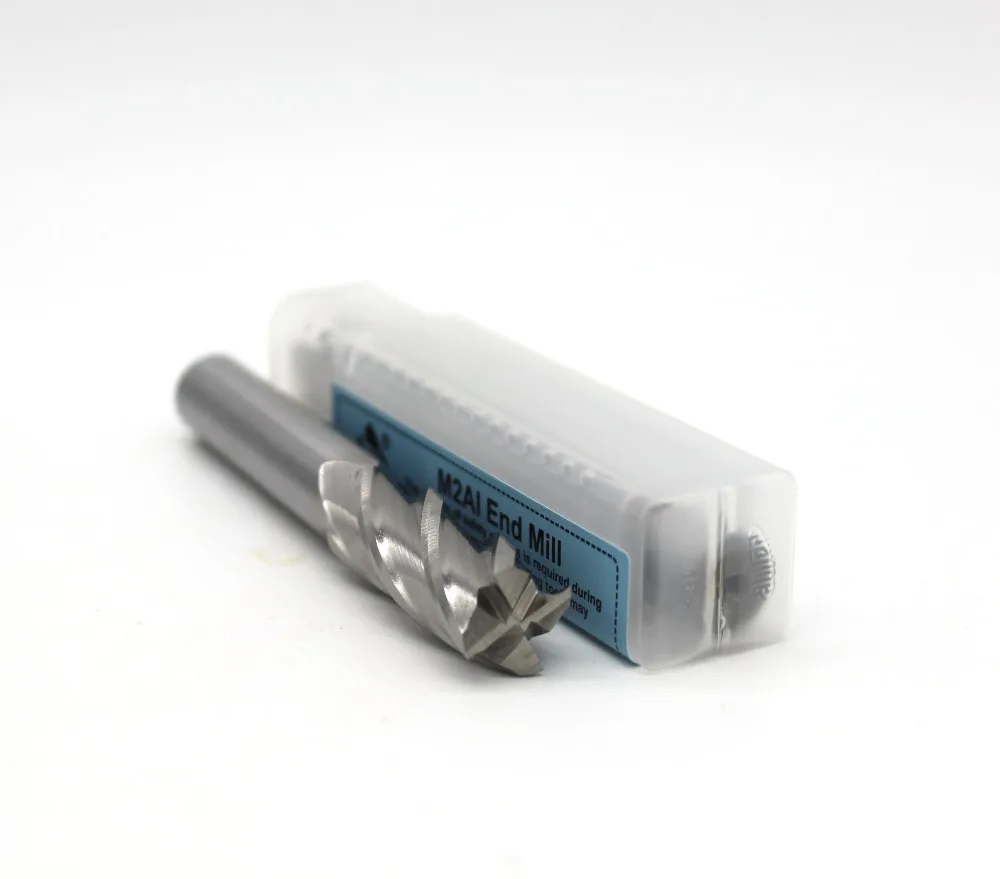 Концевая фреза с 4 канавками HSS M2AL для фрезерных станков ЧПУ 10 шт 14*12*35*90 |