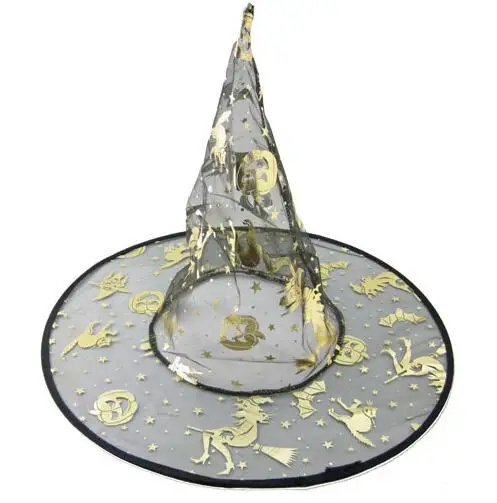 300 шт./лот костюм на Хэллоуин шляпа чародейка ведьмы волшебные шляпы маскарадный
