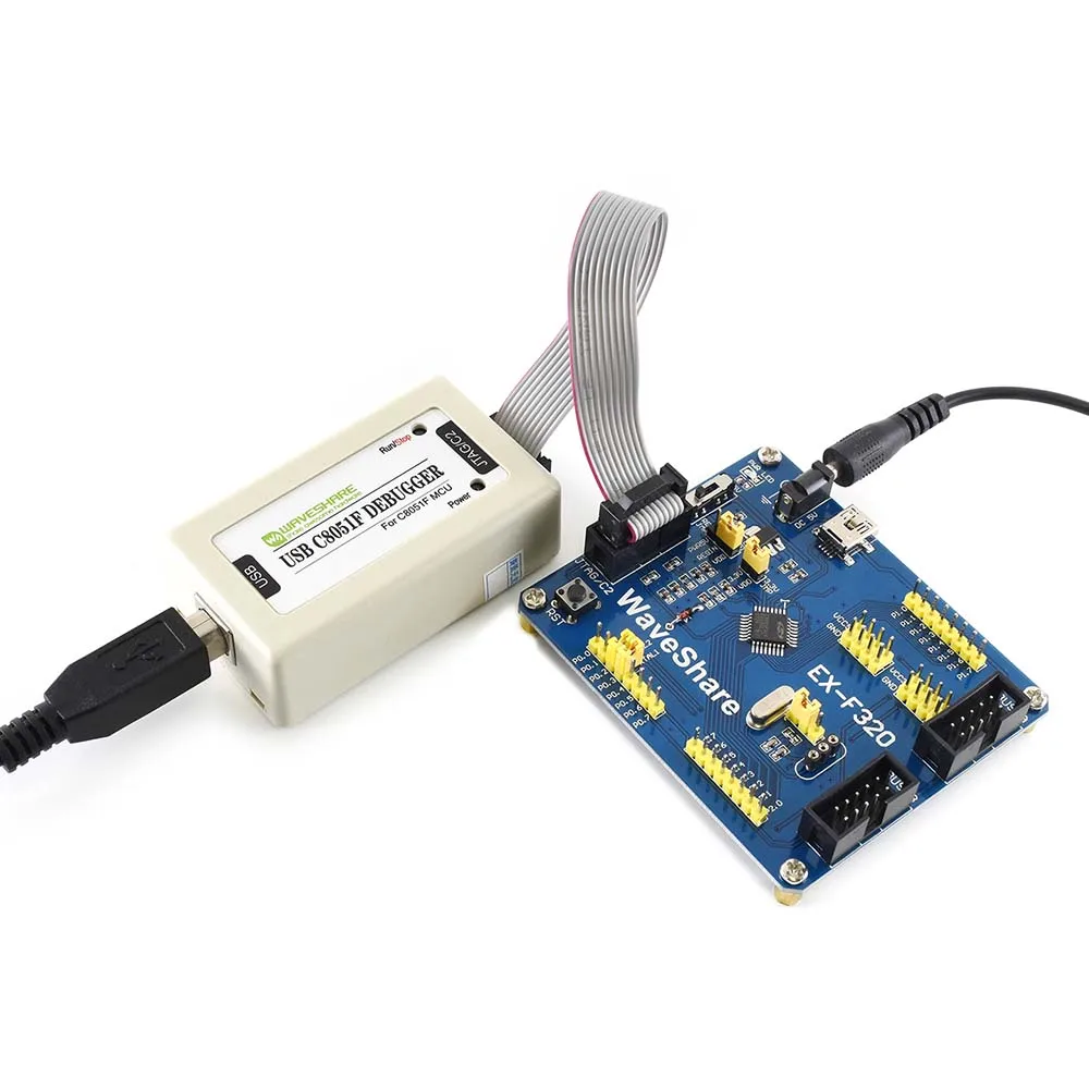 C8051F Emulator C8051Fxxx MCUs USB Debugger Programmer with JTAG and C2 interface Freeshipping | Компьютеры и офис
