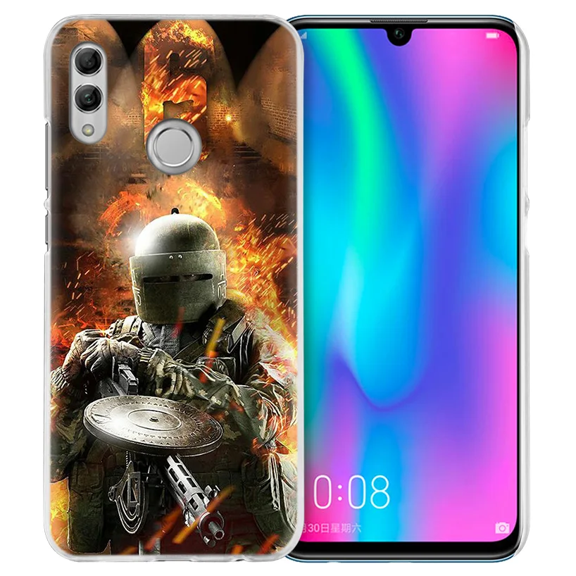 Радуга шесть чехол для huawei Honor 8X Y9 9 10 Lite Play 7C 8C 8S 8A фотоаппаратов моментальной печати 7S 7A Pro V20 20i Y6 Y7 Y5 Жесткий PC Капа чехол для телефона