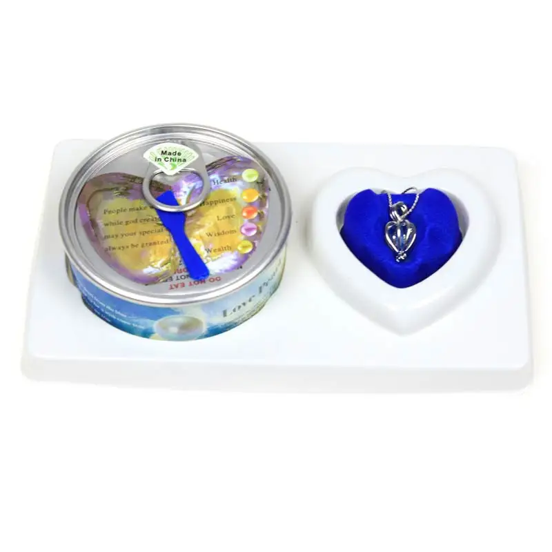 Натуральный пресноводный устричная жемчужина ожерелье подарок ко Дню Святого