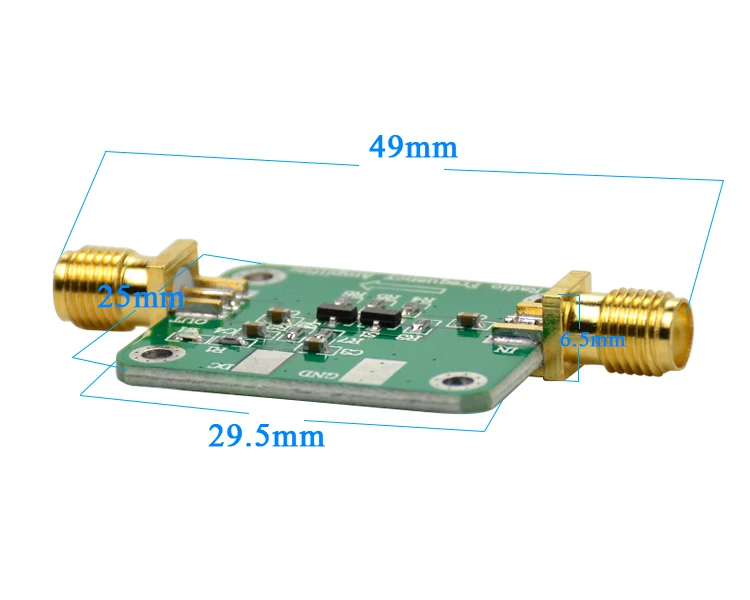 AIYIMA RF высокочастотный усилитель 10 кГц до 1 ГГц 10dBm RF широкополосные усилители низкий уровень шума LNA модуль HF VHF UHF FM Ham