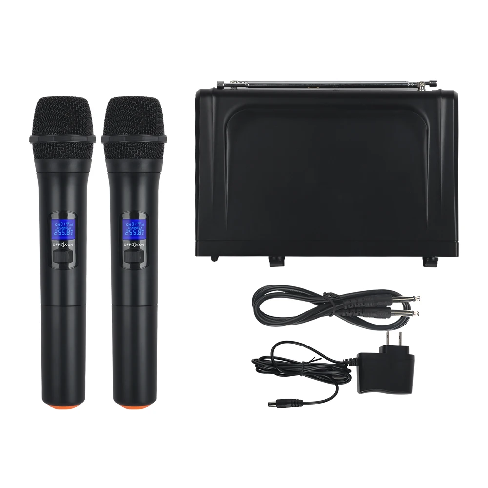 Беспроводная микрофонная система XTUGA soundпрогресса V3002 VHF с ручным микрофоном