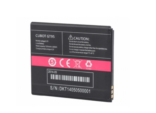 

Cubot GT95 Battery Brand New Original 1350mAh Li-ion Battery Replacement for Cubot GT95 Smart Phone In stock
