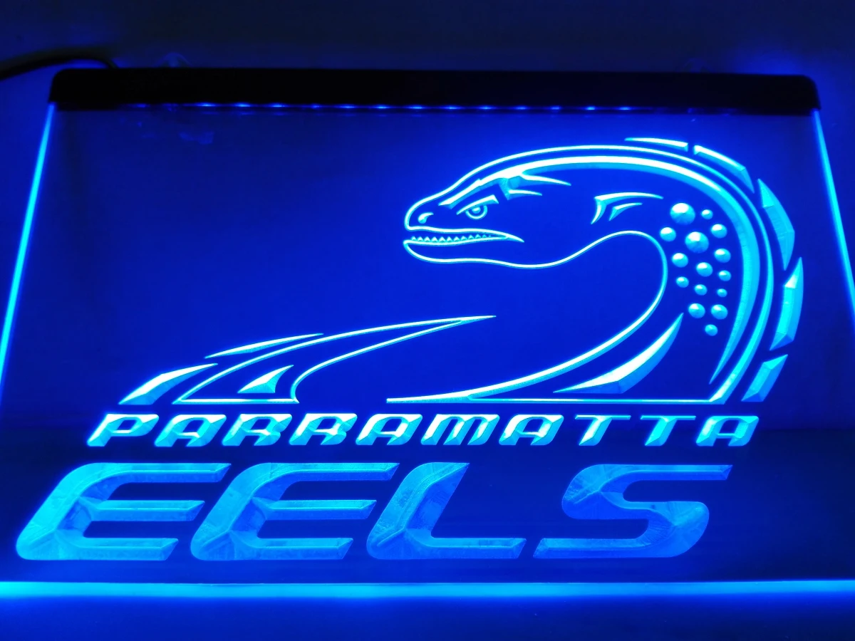 LD382- Parramatta Eels светодиодсветодиодный неоновая световая вывеска для домашнего