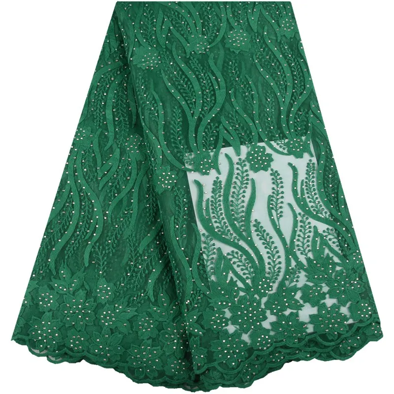 Розовое молочное Шелковое кружево Высококачественная нигерийская Тюлевая