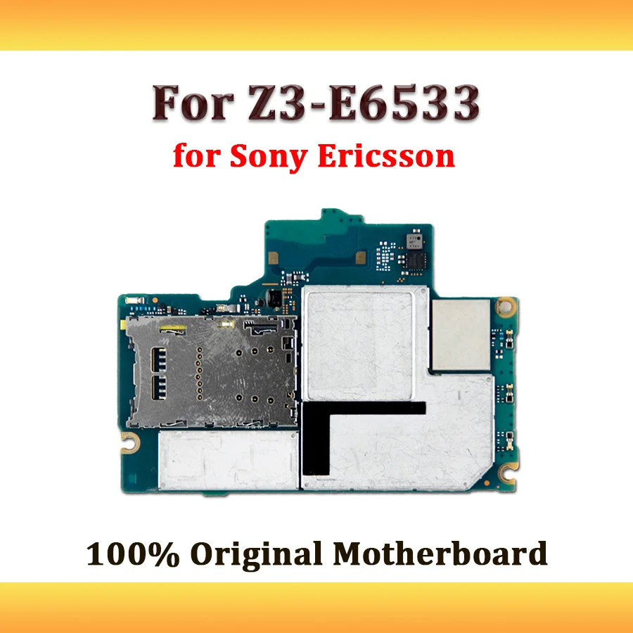 Оригинальная материнская плата используемая для Sony Ericsson Z3 Plus E6533 две SIM карты 32 ГБ
