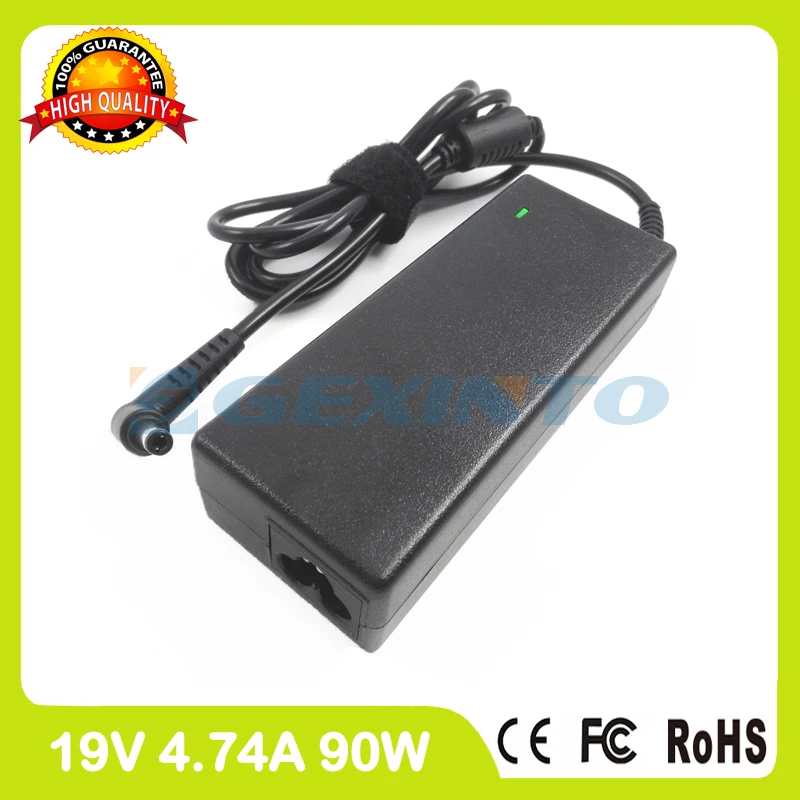 Зарядное устройство для ноутбука asus K53J K751L D552VL F50S F55A G51JX 3D K52F K555LA K60IN K72R L3800 19 в 4 74 А 90