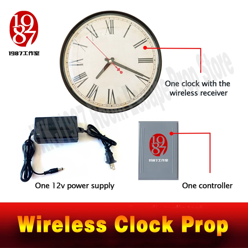 Номер escape clock prop JXKJ1987 беспроводные Часы Установите нужное время чтобы