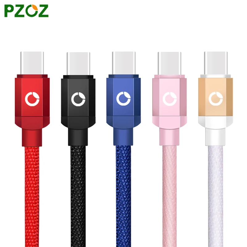 Usb кабель PZOZ type c для быстрой зарядки usb 3 1 дюйма быстрое зарядное устройство samsung s8