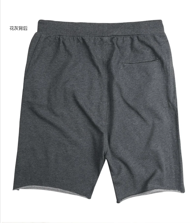 Шорты мужские хлопковые однотонные повседневные короткие штаны свободные