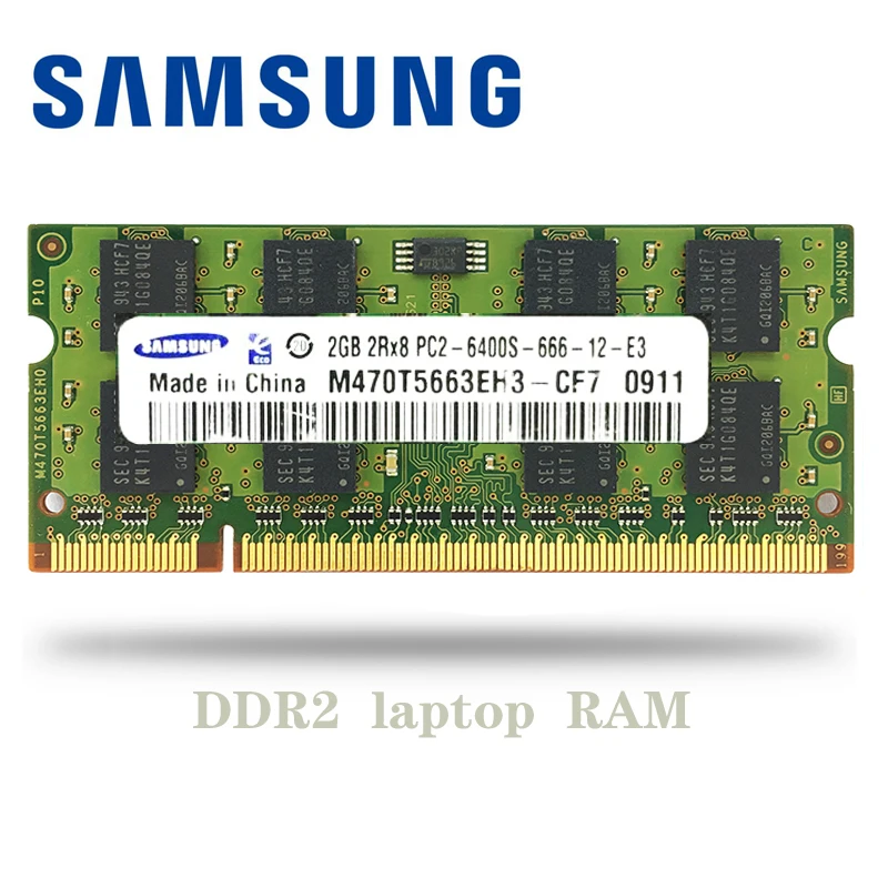 Samsung NB оперативная память для ноутбука 1 ГБ 2 4 Гб PC2 DDR2 667 МГц 800 5300s 6400s
