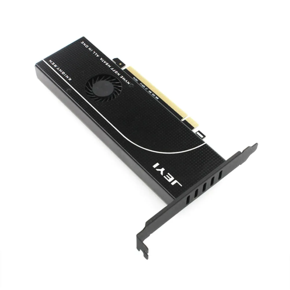 JEYI KNIGHT PCIE3.0 адаптер x16 PCI E полная скорость M.2 2280 алюминиевый лист теплопроводность