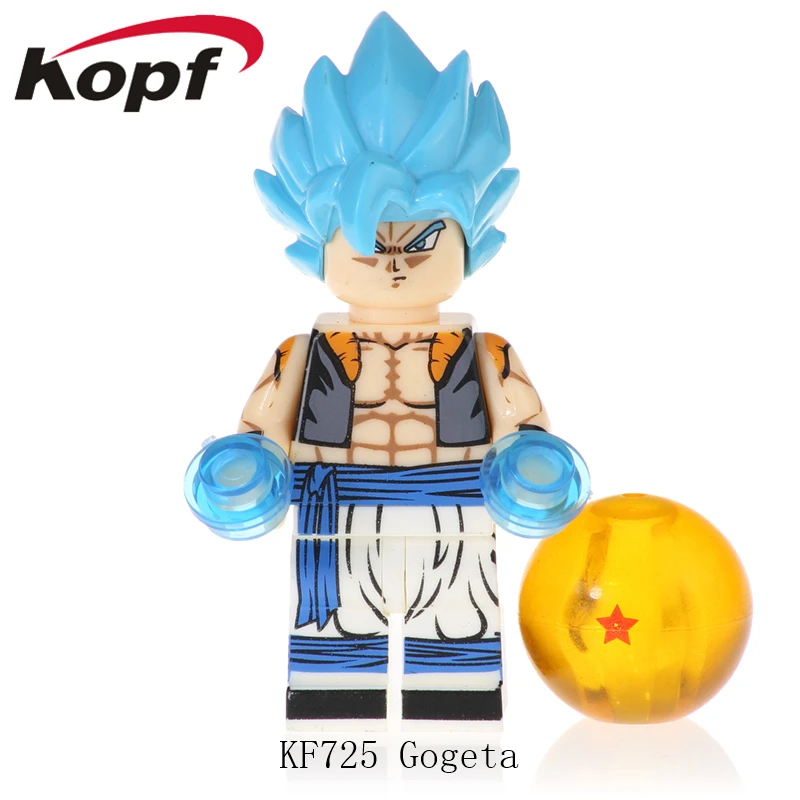Строительные блоки Dragon Ball Z Gogeta Сон Гоку Вегета вегетто мира сон Гохан канба Tapion фигурки модель игрушки для детей KF6069