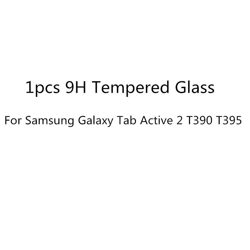 BINFUL 0,3 мм 9H закаленное стекло экрана Защитная пленка для samsung Galaxy Tab Active T360 T365 Active 2 T395 T390 - Цвет: For T390 T395