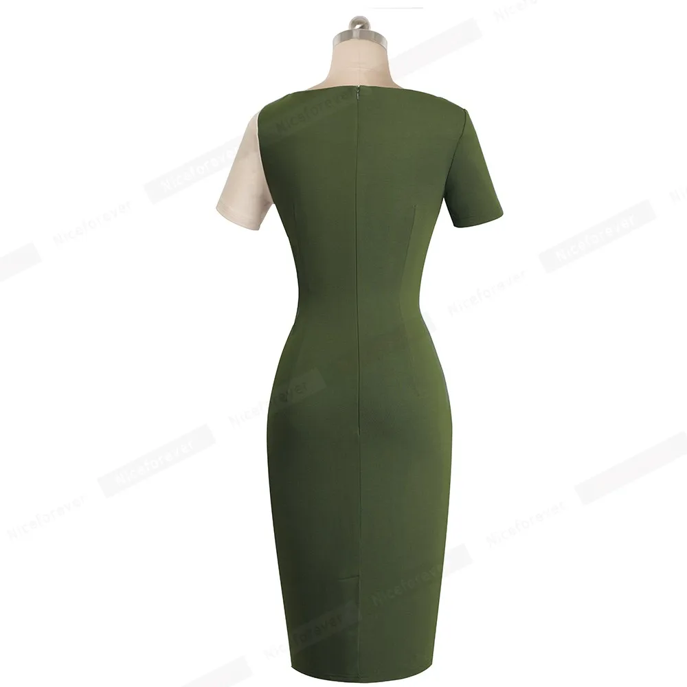 Женское новое летнее элегантное лоскутное тонкое повседневное деловое офисное