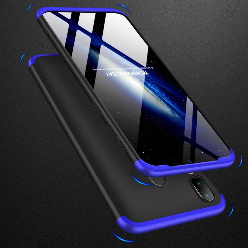 100pcs 3-в-1 360 Защитный чехол для телефона для Xiaomi 9 9SE Redmi Note 7 Pro 6 Pocophone F1 8 Lite 8SE плей хард Пластик полное покрытие