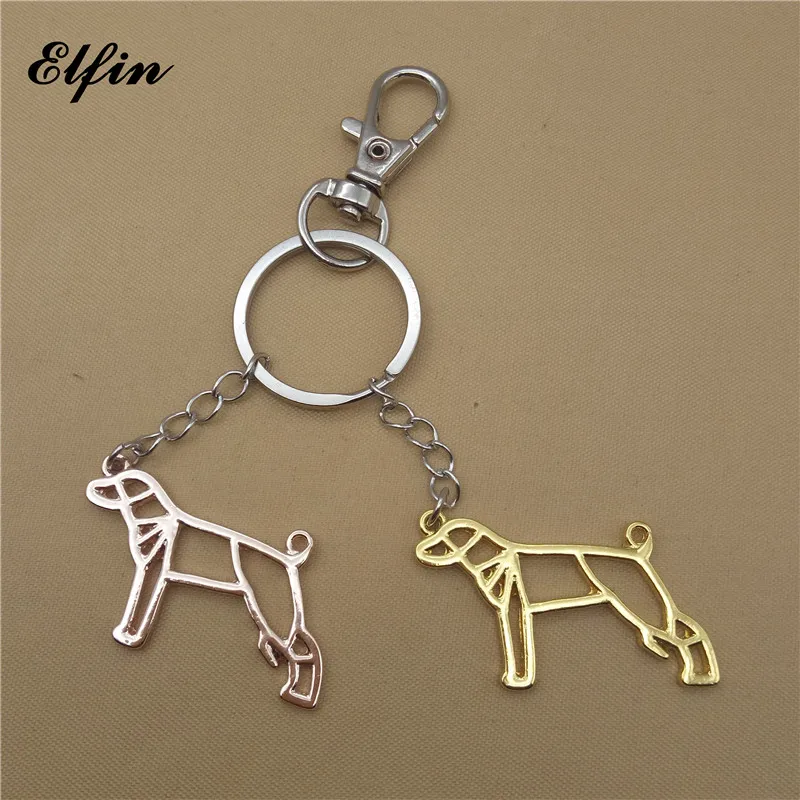 Модные оригами Elfin золотистый цвет серебристый украшения для животных брелок |