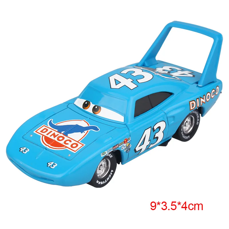 Disney Pixar Cars 2 3 Lightning McQueen Mater Jackson Storm Ramirez 1:55 литая под давлением модель автомобиля из металлического сплава рождественские детские игрушки подарки - Цвет: The King
